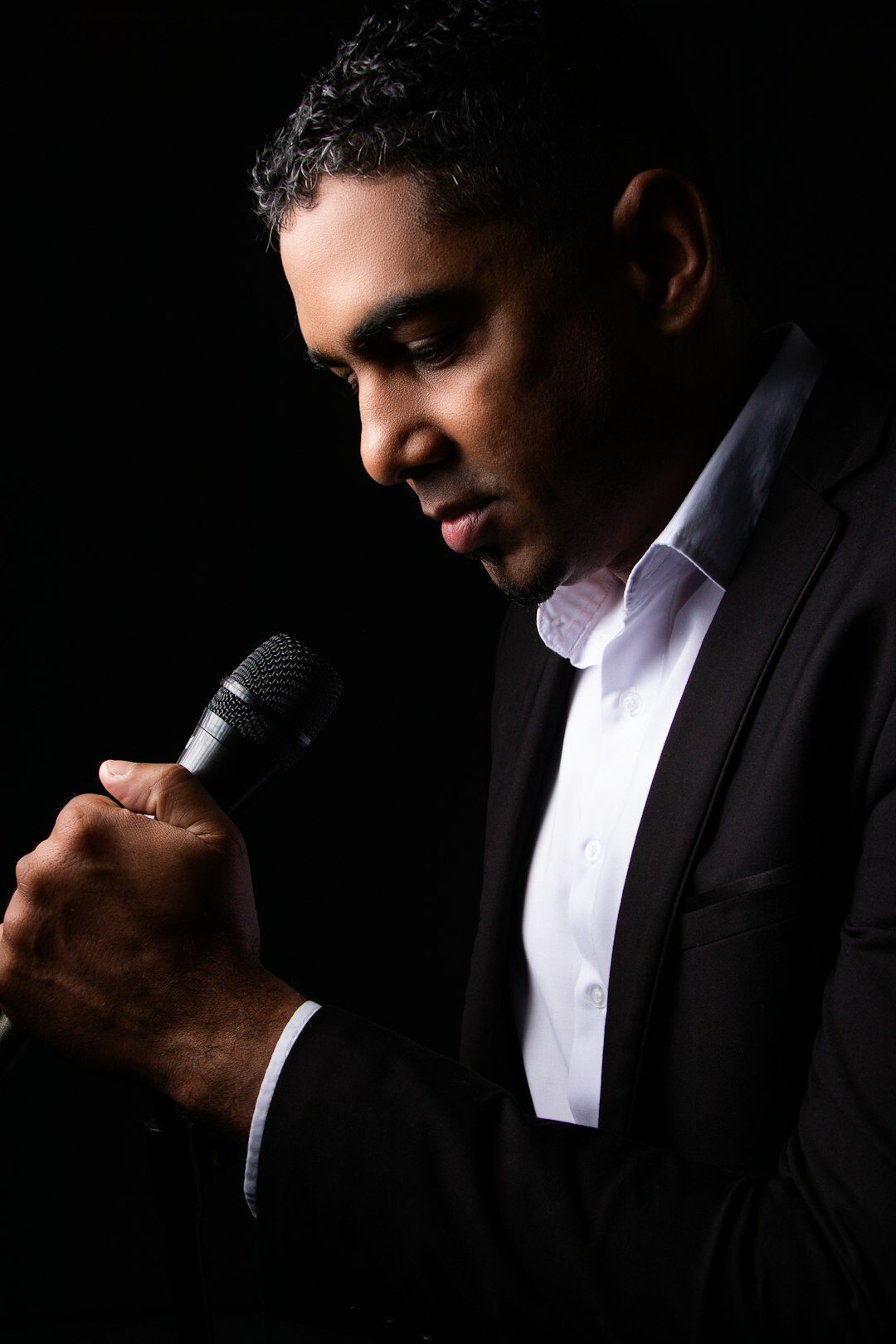 confident professional speaking