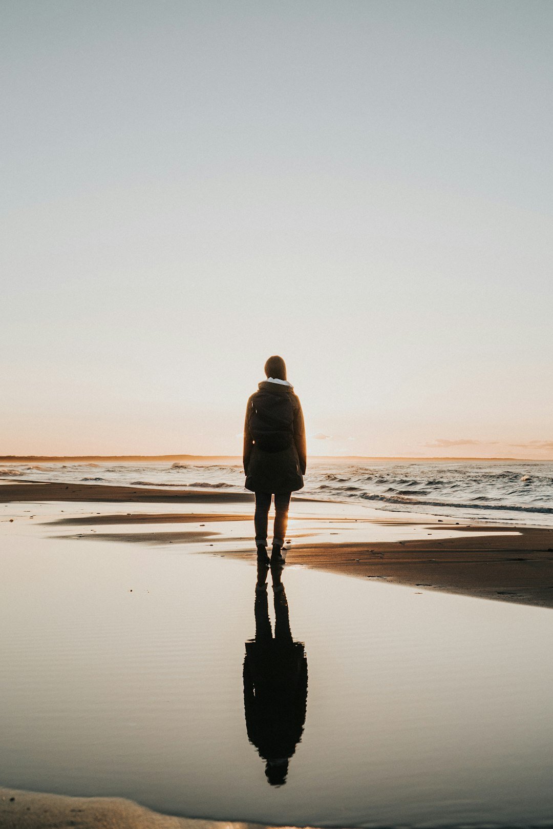 person reflecting on life goals