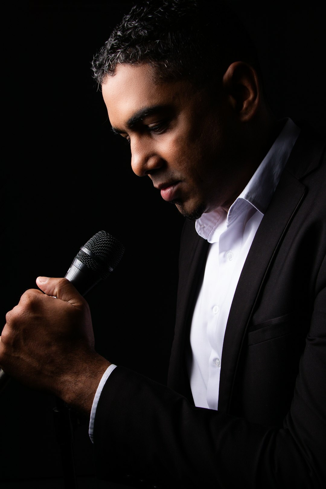 confident professional speaking
